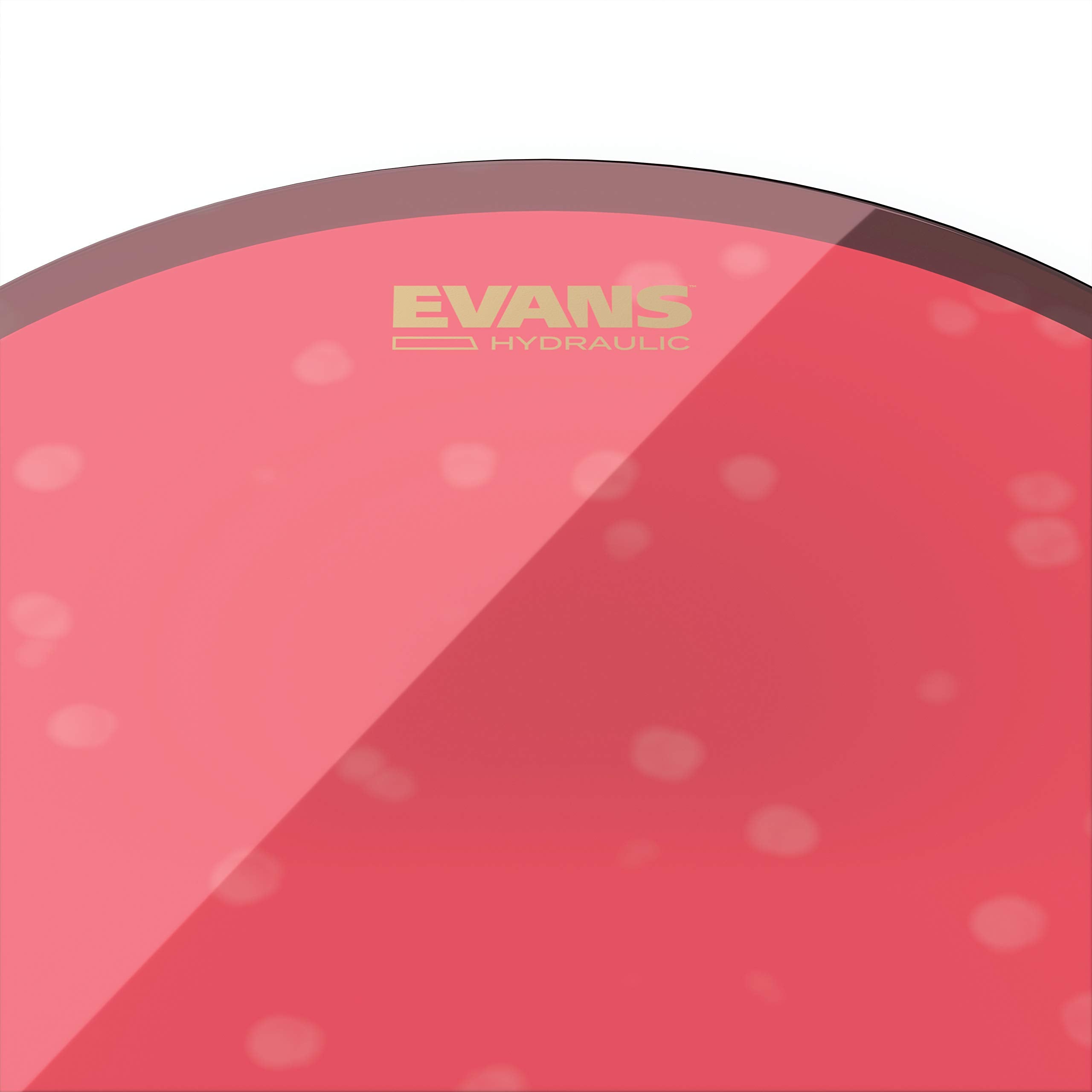 Evans Drum Heads   Hydraulic Red Fusion Pack (10'', 12'', 14'') With 14'' Uv1 Coated Snare Head